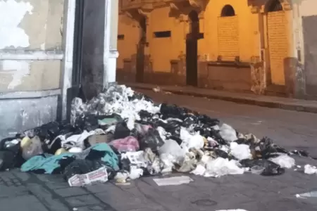 Basura en el Centro de Lima