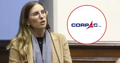 Adriana Tudela present proyecto de ley para privatizar Corpac.