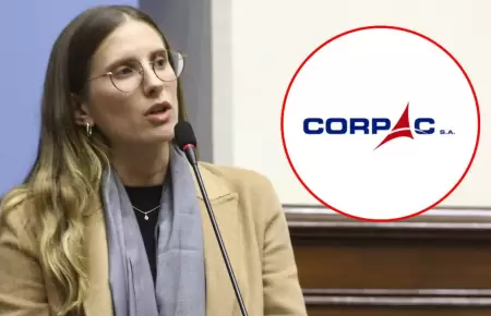 Adriana Tudela present proyecto de ley para privatizar Corpac.