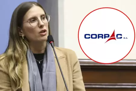 Adriana Tudela present proyecto de ley para privatizar Corpac.