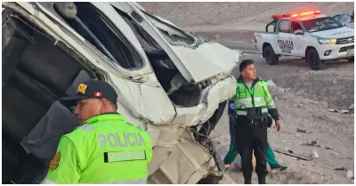 Arequipa: Al menos cinco fallecidos y varios heridos en accidente