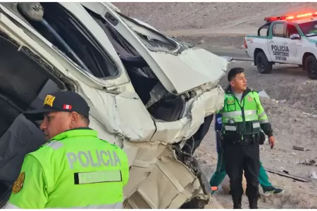 Arequipa: Al menos cinco fallecidos y varios heridos en accidente
