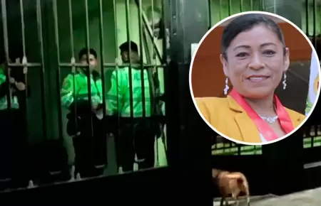Delincuentes atentan contra la alcaldesa de Chincha Baja, Mirtha Hernndez.