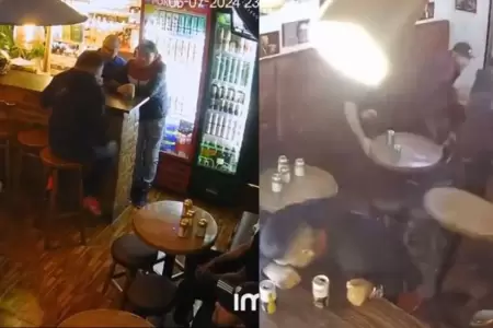 Hombre es asesinado al interior de un bar.