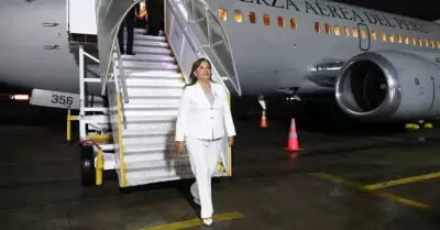 Dina Boluarte viajar a China junto a una delegacin presidencial.