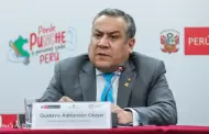 Gustavo Adrianzn niega que Dina Boluarte haya pagado 30 mil dlares por chats contra Patricia Benavides