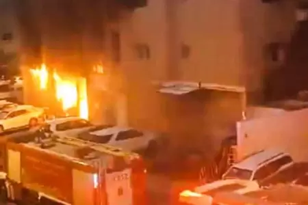 Incendio en Kuwait acaba con decenas de familias.