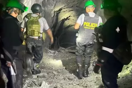 Mueren dos trabajadores en la mina poderosa en Pataz, La Libertad.
