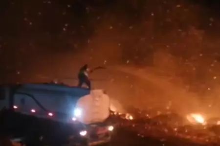 Ritual termino en tremendo incendio forestal.