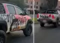 Mujer 'EXPLOTA' contra su pareja por infiel y grafitea su auto: "Eres un mald*to"