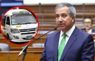 Ministro de Transportes justifica ley que autoriza a combis antiguas: "Se va generar un caos"