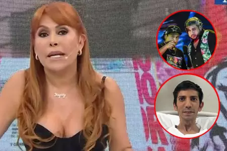 Magaly Medina llam la atencin de Jorge Luna y Ricardo Mendoza