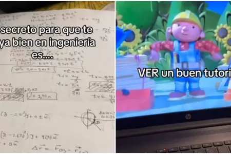 Estudiante de Ingeniera mira 'Bob el constructor'