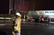 Chilca: Terrible! Camin cisterna explota cerca de peaje en plena Panamericana Sur