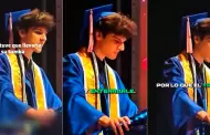 Joven y su emotivo discurso a su padre fallecido en su graduacin: "Lo logr gracias a l"