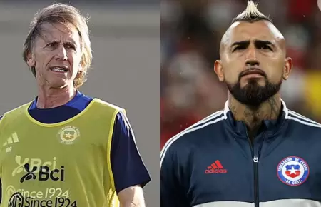 Arturo Vidal no fue considerado por Ricardo Gareca para la Seleccin de Chile