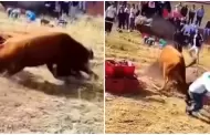 Tragedia en Huancavelica: Dos personas quedan gravemente heridas en corrida de toros