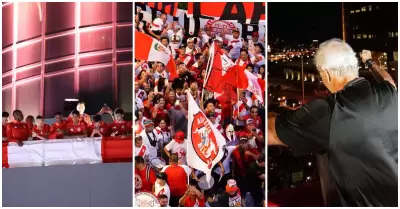 Banderazo en Kansas: Hinchas alentaron a la seleccin antes del Per vs. Canad