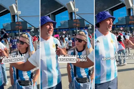 Hincha argentino desea ver a Per en la final de Copa Amrica.