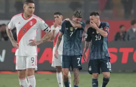 Los terribles antecedentes de Per frente a Argentina.
