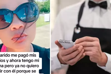 Joven deja a su pareja por seguir como mesero.