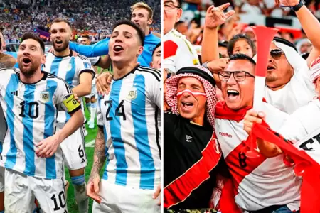 Peruanos contentos porque Argentina jugar con suplentes.
