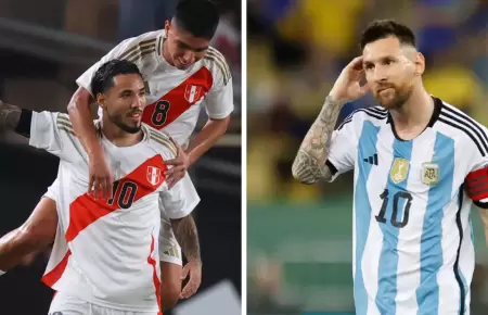 Alineacion Argentina vs Per.