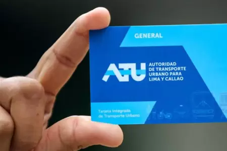 La tarjeta nica de la ATU ser implementada de forma paulatina.