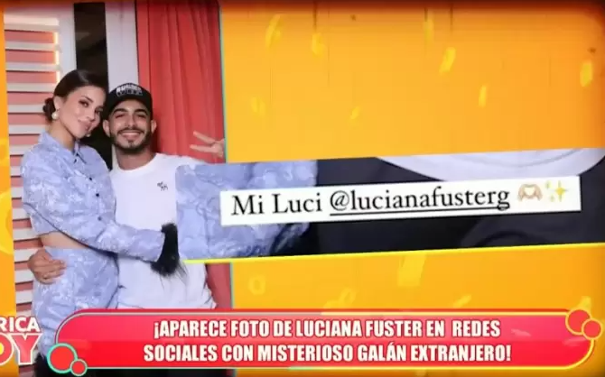 'Amrica Hoy' seala que Edwin Sala sera el misterioso galn que saldra con Luciana Fuster.