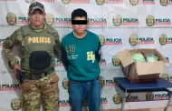 Ica: Polica detiene a sujeto que trasladaba ms de tres kilos de marihuana en Pisco