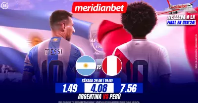 Apuesta en el partido Argentina vs Per