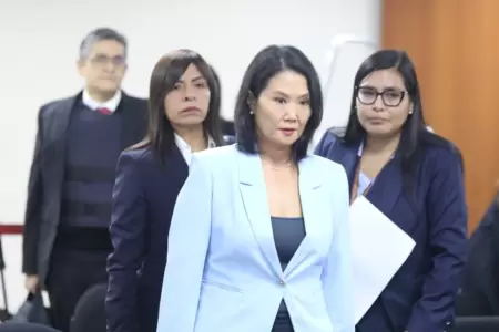 Keiko Fujimori en juicio por caso 'Ccteles'.