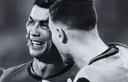 Cristiano Ronaldo rompi en llanto en partido de Portugal.