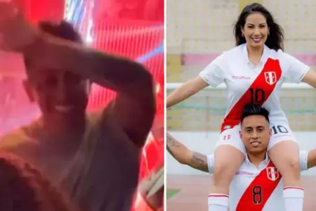 Christian Cueva se va de fiesta mientras Pamela Lpez se queda en EE.UU.