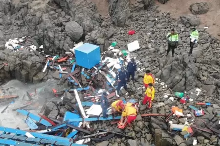 Se report un naufragio en la ciudad de Tacna que termin en tragedia.