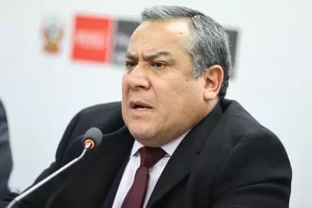 Gustavo Adrianzn, presidente del Consejo de Ministros.
