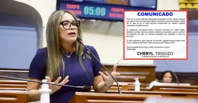 Cheryl Trigozo renuncia a Alianza Para el Progreso.