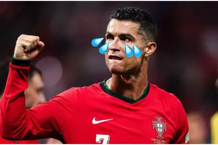 Cristiano Ronaldo y su reaccin tras perder su ltima Eurocopa