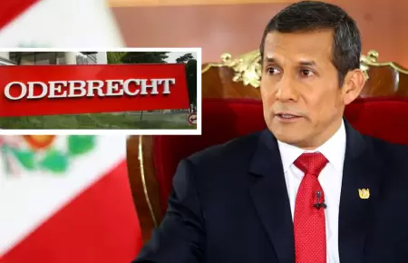 Ollanta Humala es acusado de recibir millonarios sobornos de parte de Odebrecht.