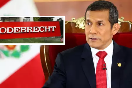 Ollanta Humala es acusado de recibir millonarios sobornos de parte de Odebrecht.
