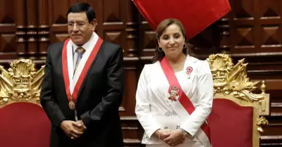 Alejandro Soto y Dina Boluarte