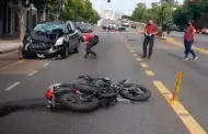 Terrible! Padre e hija mueren atropellados por un auto que escapaba de la Polica