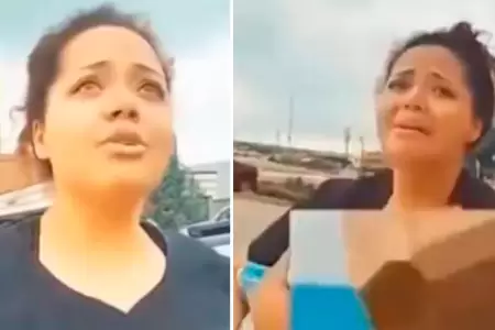 Madre llor para no ser arrestada por dejar a su beb.