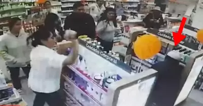 Intento de robo en farmacia