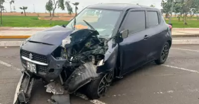 Accidente en Magdalena deja dos heridos.