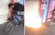 Perdi el control! Hombre incendia negocio de su exnovia porque termin su relacin