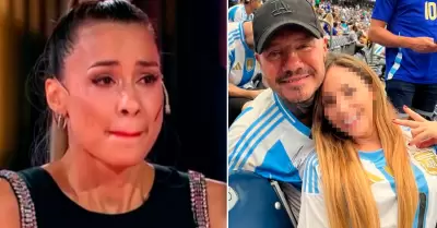 Tinelli se luce con misteriosa mujer en Copa Amrica.