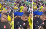 Per presente! Captan a compatriota en pelea de jugadores de Uruguay con hinchas de Colombia