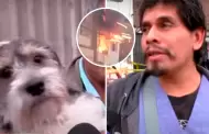 Veterinario arriesga su vida y rescata a mascotas atrapadas en incendio: "Un verdadero hroe"