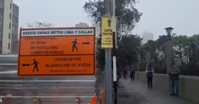 ATU informa acerca del cierre de vas por la Lnea 2 del Metro de Lima.